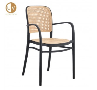 VIENNA ARMCHAIR BLACK...