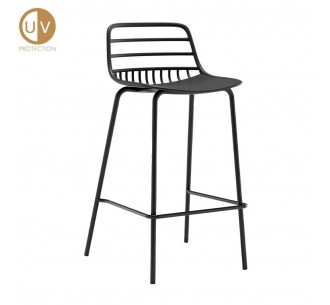 CANDY STOOL BLACK 44x40xH88cm