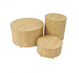 RIBBONS SIDE TABLE SET 3PCS...