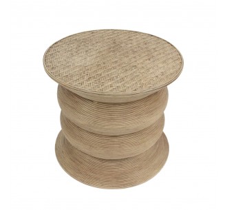 RIBBONS SIDE TABLE NATURAL...