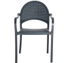 Tropic Anthracite Polypropylene Armchair 