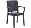 Sidney Anthracite Polypropylene Armchair 