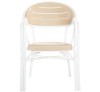 Bamboo Πολυθρόνα Πολυπροπυλενίου White/ivory