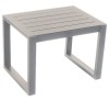 Linsey Sand Aluminum Side table