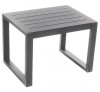 Linsey Grey Aluminum Side table