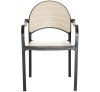 Senza Brown/Cappuccino Polypropylene Armchair 