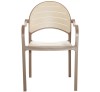 Senza Desert brown/cappuccino Polypropylene Armchair 