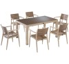 Regnum Τραπεζαρία 7τμχ 150x90 Cappuccino/Desert brown