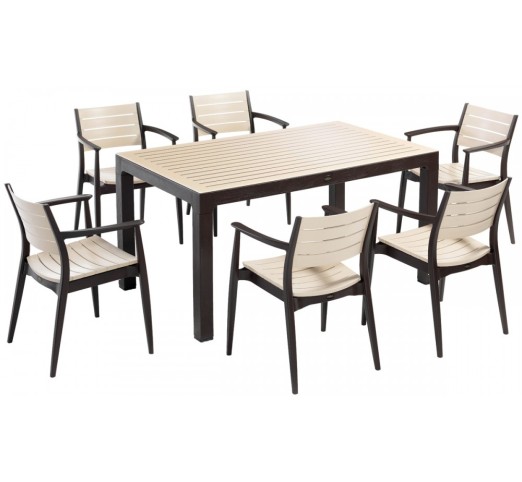 Regnum 150x90 dinning table set by Novussi | Avant Garde