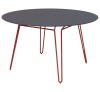 Ramatuelle table metal-hpl