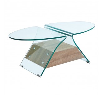 GLASSER Wood Τραπεζάκι...