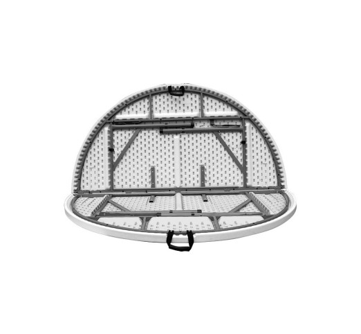 Genova Ø183 folding round table - suitcase | Avant Garde