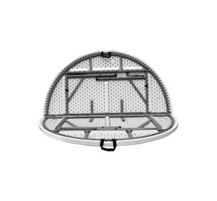 Genova Ø183 folding round table - suitcase | Avant Garde