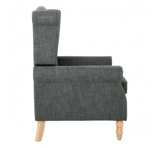 ROSY Armchair Dark Grey Fabric 2