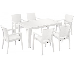 Defence τραπεζαρία 150x90 (set 7τμχ) της Novussi | Avant Garde