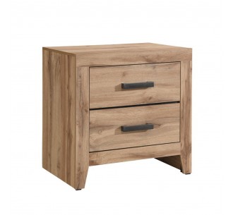 SOLID NIGHTSTAND 2DRAWERS...