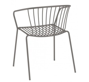 Amitha B cod.78/A metal armchair by Gaber | Avant Garde