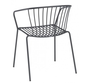 Amitha B cod.78/A metal armchair by Gaber | Avant Garde