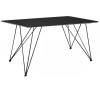 Krystal Black metal table