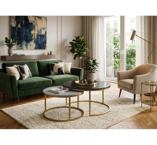 YANG coffee table set 2τμχ - 2 χρόνια εγγύηση | Avant Garde 2