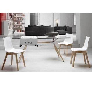 Natural zebra antishock art.2806 chair by SCAB | Avant Garde