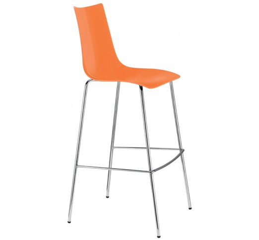Zebra art.2565 metal barstool (h80) by SCAB | Avant Garde