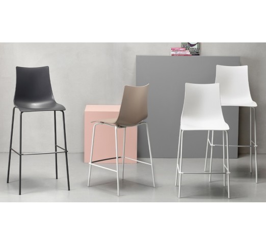 Zebra art.2565 metal barstool (h80) by SCAB | Avant Garde
