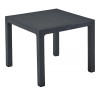 Wood 90 Anthracite Table without glass