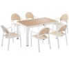 Senza White/ivory Dining set 150x90