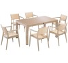 Seginus Tραπεζαρία 150x90cm  Cappuccino/ivory