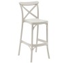 Capri 75-Beige barstool Polypropylene