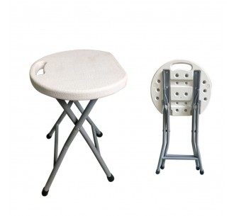 BLOW Hdpe Folding Stool White