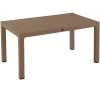 Wood 150 Τραπέζι Desert coffee χωρίς τζάμι