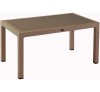 Wood 150 Desert coffee Table with glass