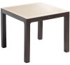 Seginus Τραπέζι Πολυπροπυλενίου Brown/cappuccino