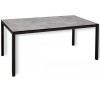 Nuovo 2810-Black aluminum table 179x89xH75cm
