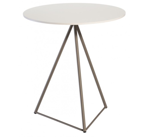 Glitter metal table with laminated top by Gaber |Avant Garde