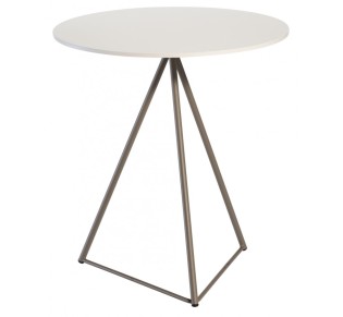 Glitter metal table with laminated top by Gaber |Avant Garde