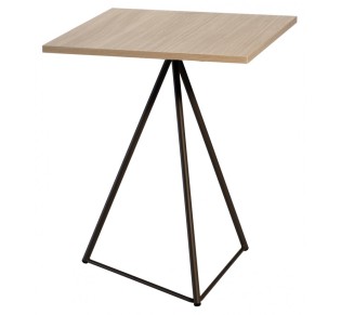 Glitter metal table with laminated top by Gaber |Avant Garde