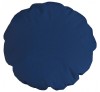 Waterproof Round Blue  Upholstered Pouf