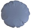 Waterproof Round Anthracite Πουφ Υφασμάτινο