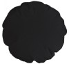 Waterproof Round Black Πουφ Υφασμάτινο