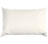 Waterproof Rect White Upholstered Pouf