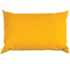 Waterproof Rect Yellow Πουφ Υφασμάτινο