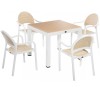 Senza Τραπεζαρία set 5τμχ 90X90 White/ivory
