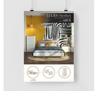 LUCIDO BEDROOM SET 3+1...