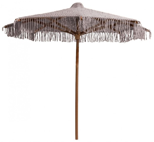 ROPE ΙΙ Ø250cm umbrella with fringe - 2 years guarantee | Avant Garde