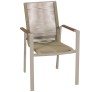 Maeve aluminum rope armchair
