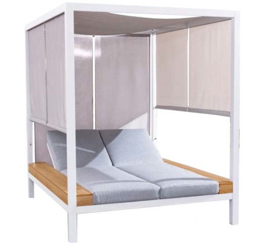 Fiorella aluminum daybed -2 years guarantee | Avant Garde design