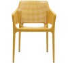 Boom Mustard Polypropylene Armchair